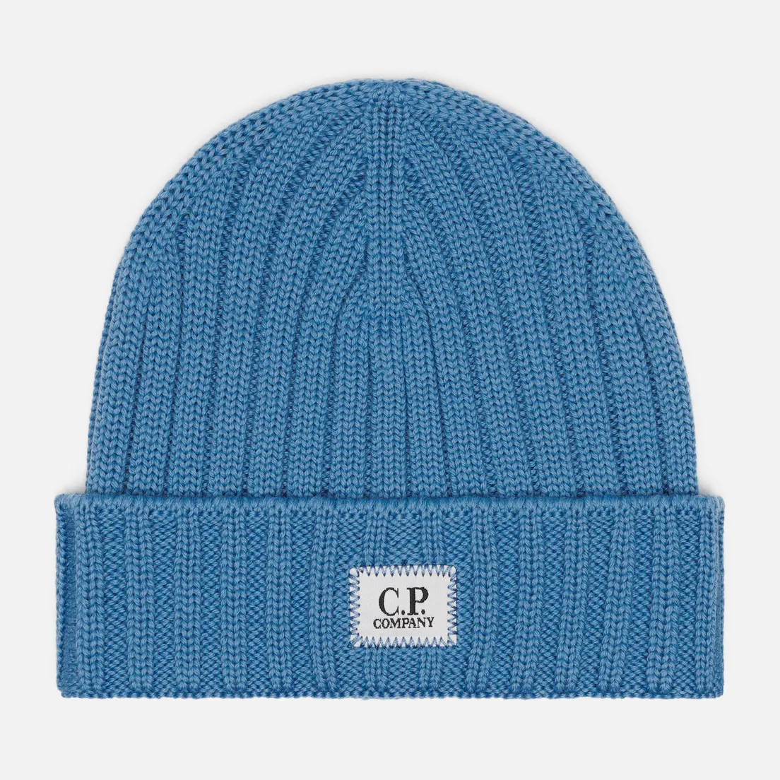 C.P. Company Шапка Extrafine Merino Wool Logo Label