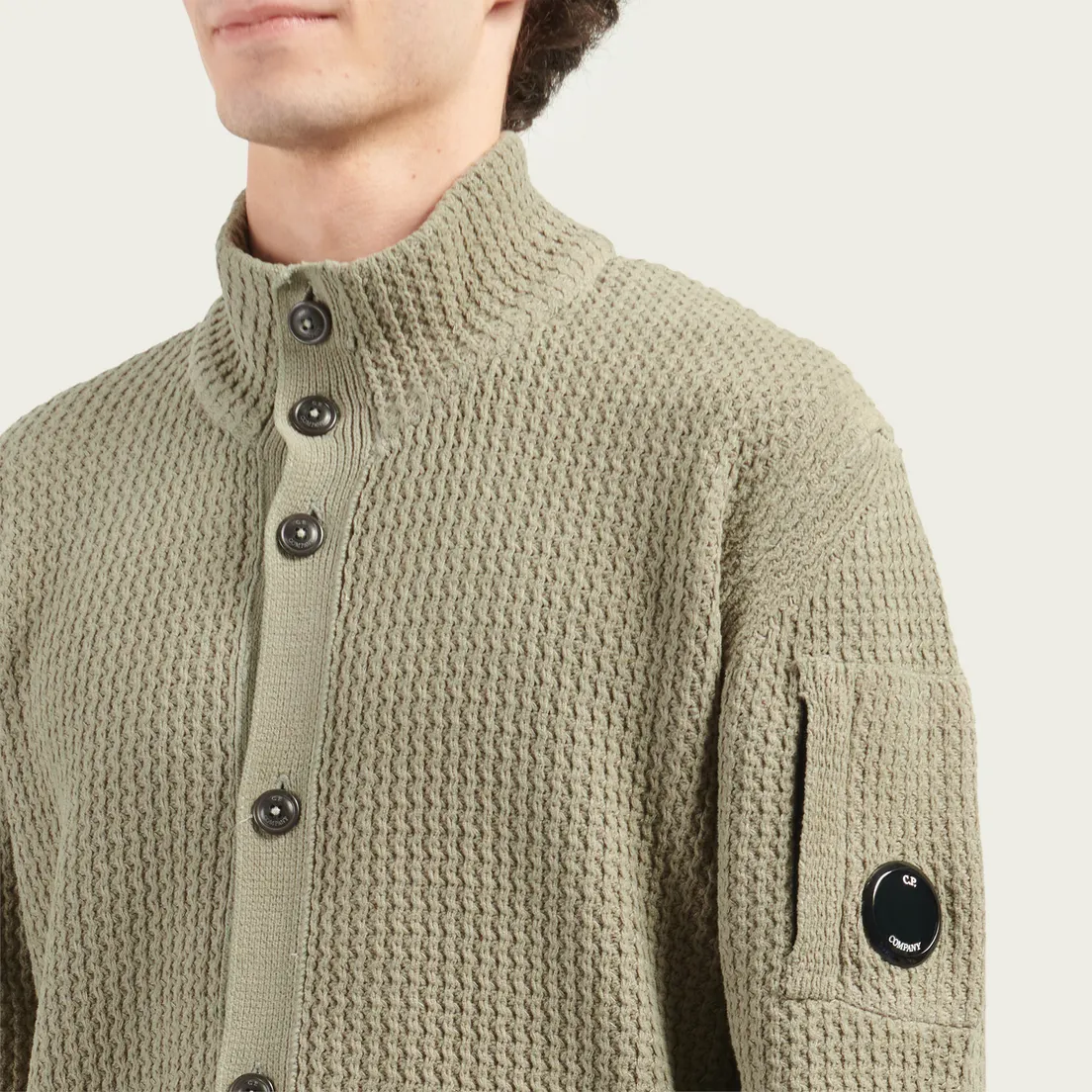C.P. Company Мужской кардиган Cotton Chenille Button