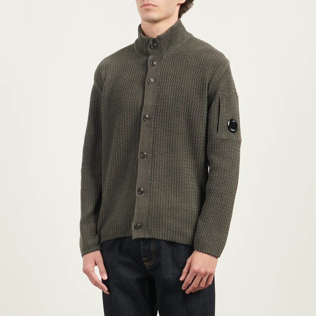 C.P. Company Мужской кардиган Cotton Chenille Button