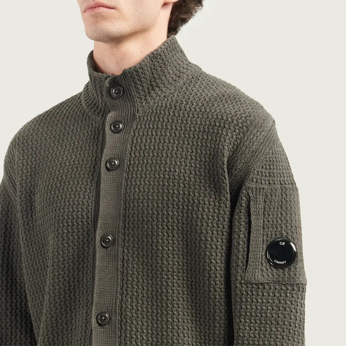 C.P. Company Мужской кардиган Cotton Chenille Button