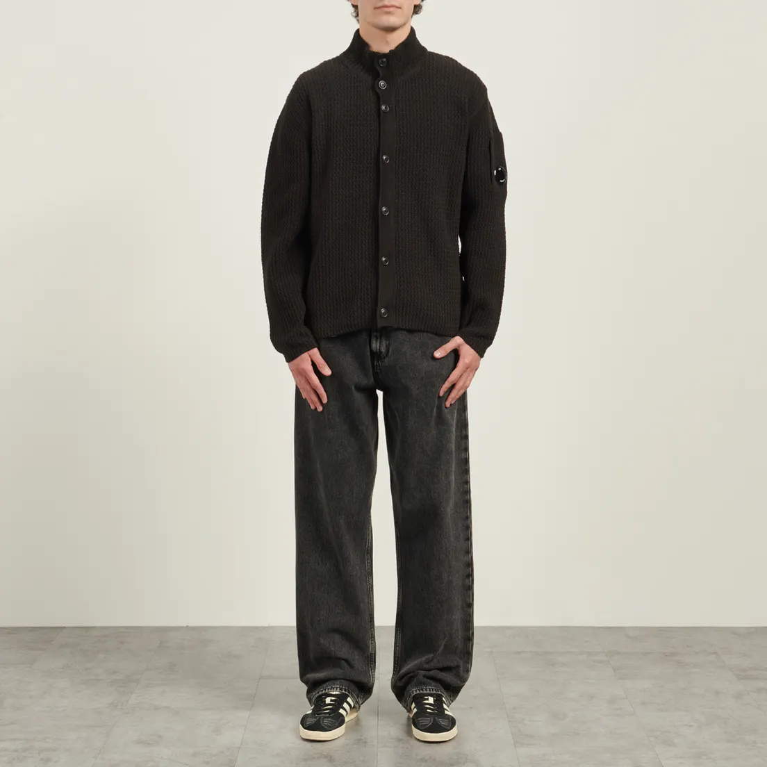 C.P. Company Мужской кардиган Cotton Chenille Button