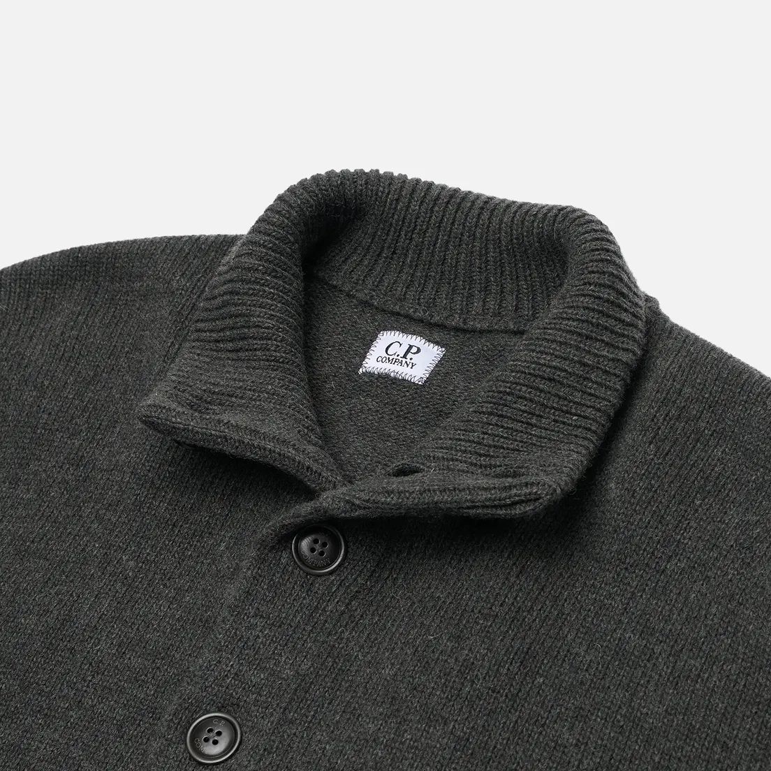 C.P. Company Мужской свитер Lambswool GRS Buttoned Knit