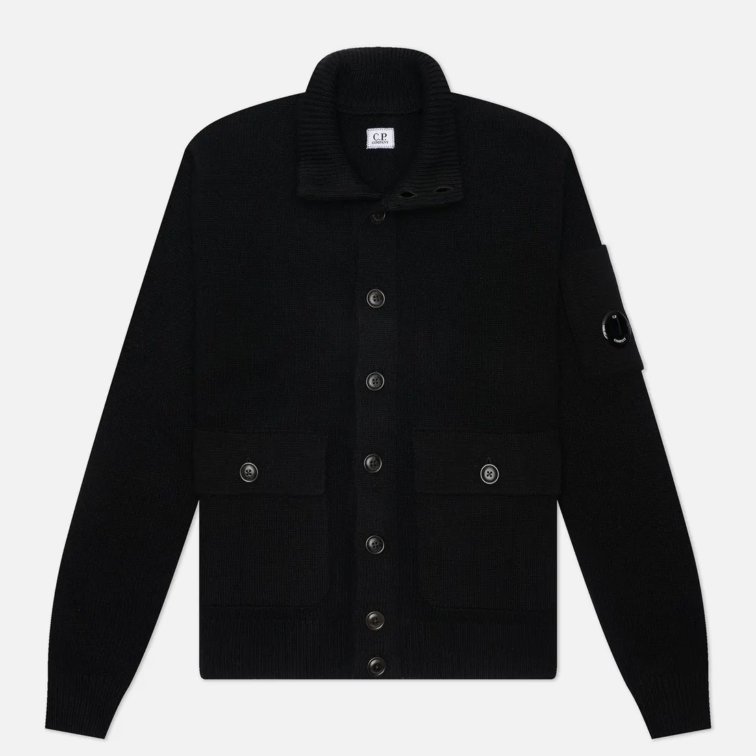 C.P. Company Мужской свитер Lambswool GRS Buttoned Knit
