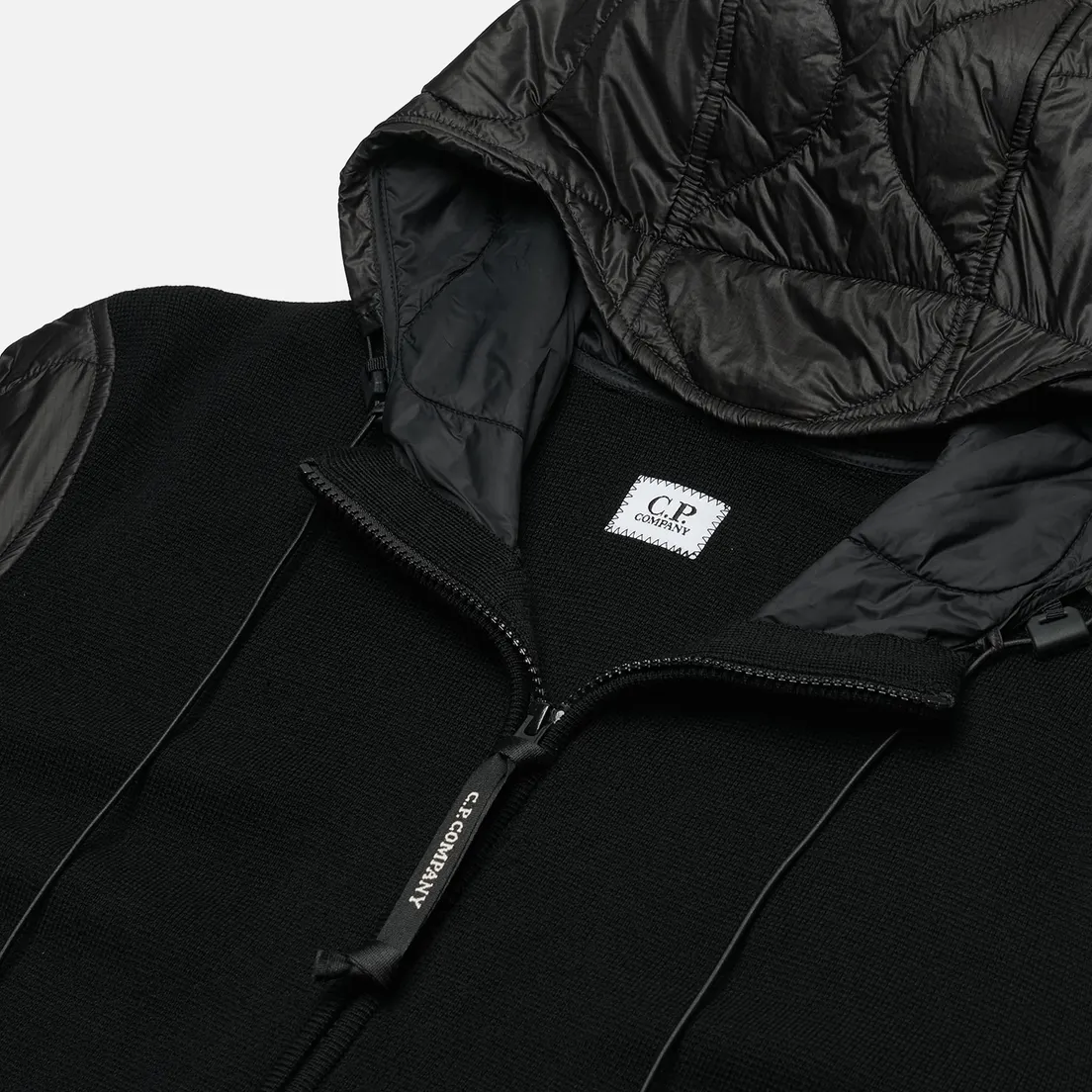 C.P. Company Мужская демисезонная куртка Extrafine Merino Wool Mixed Hooded Zip