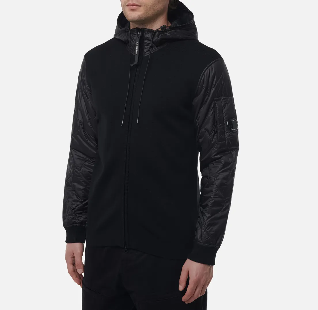 C.P. Company Мужская демисезонная куртка Extrafine Merino Wool Mixed Hooded Zip