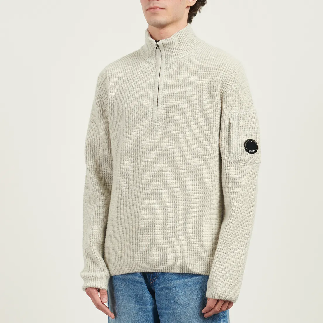 C.P. Company Мужской свитер Lambswool GRS Half Zip Knit
