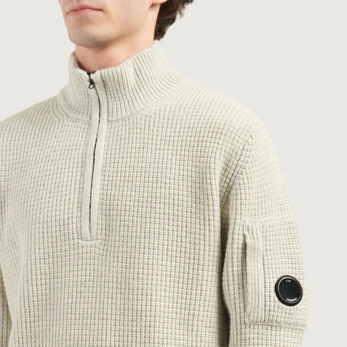 C.P. Company Мужской свитер Lambswool GRS Half Zip Knit