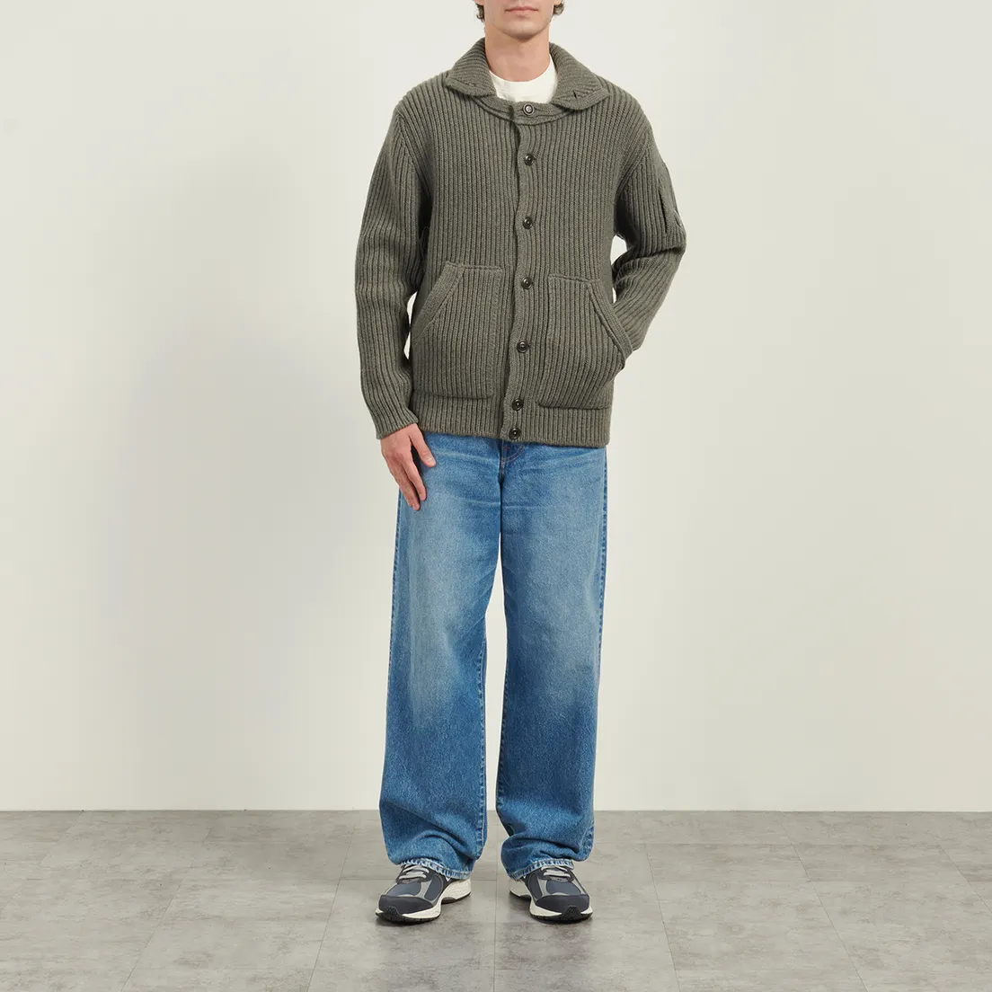C.P. Company Мужской кардиган Lambswool GRS Button