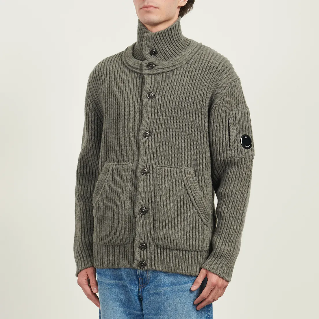 C.P. Company Мужской кардиган Lambswool GRS Button