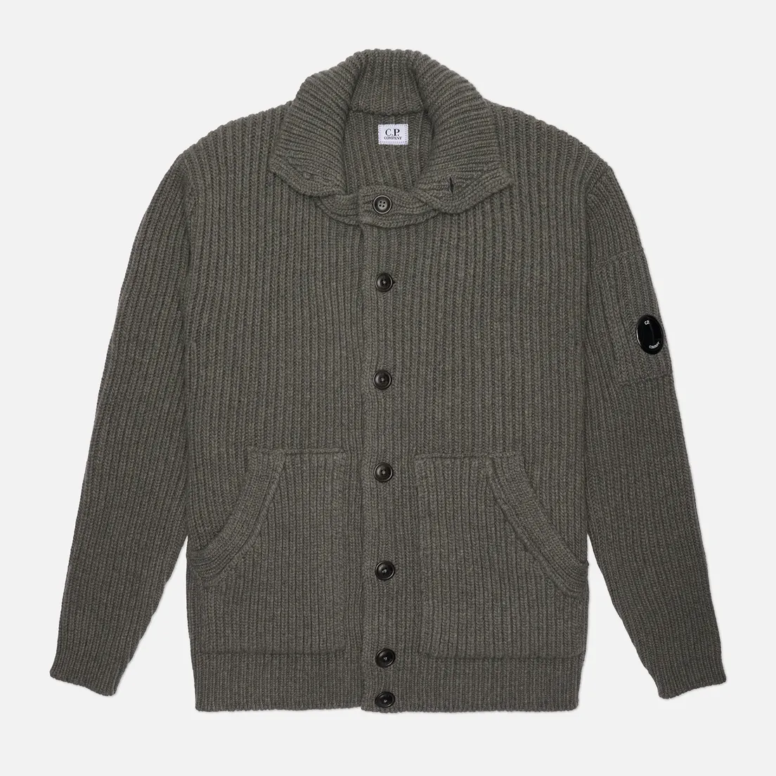 C.P. Company Мужской кардиган Lambswool GRS Button