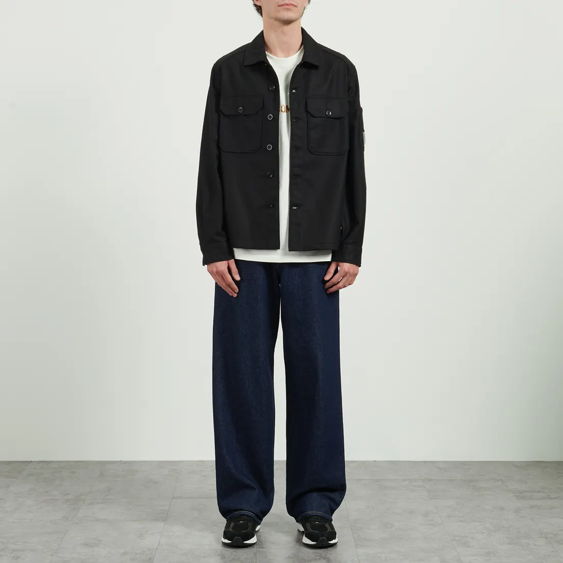 C.P. Company Мужская рубашка Felt Lens Overshirt