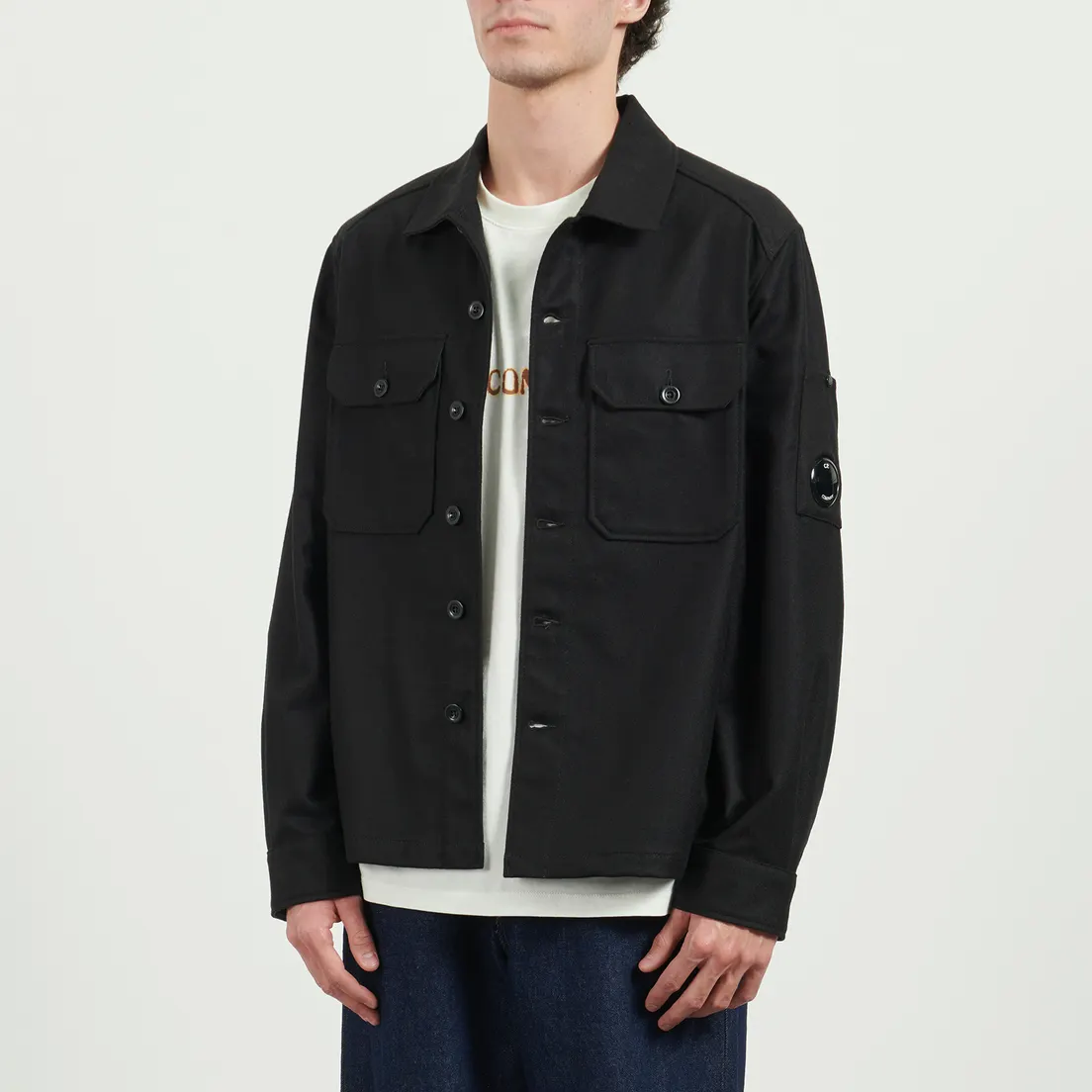 C.P. Company Мужская рубашка Felt Lens Overshirt