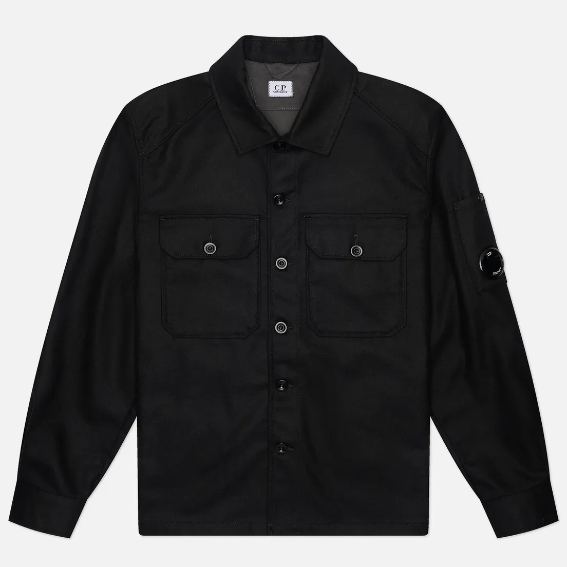 C.P. Company Мужская рубашка Felt Lens Overshirt