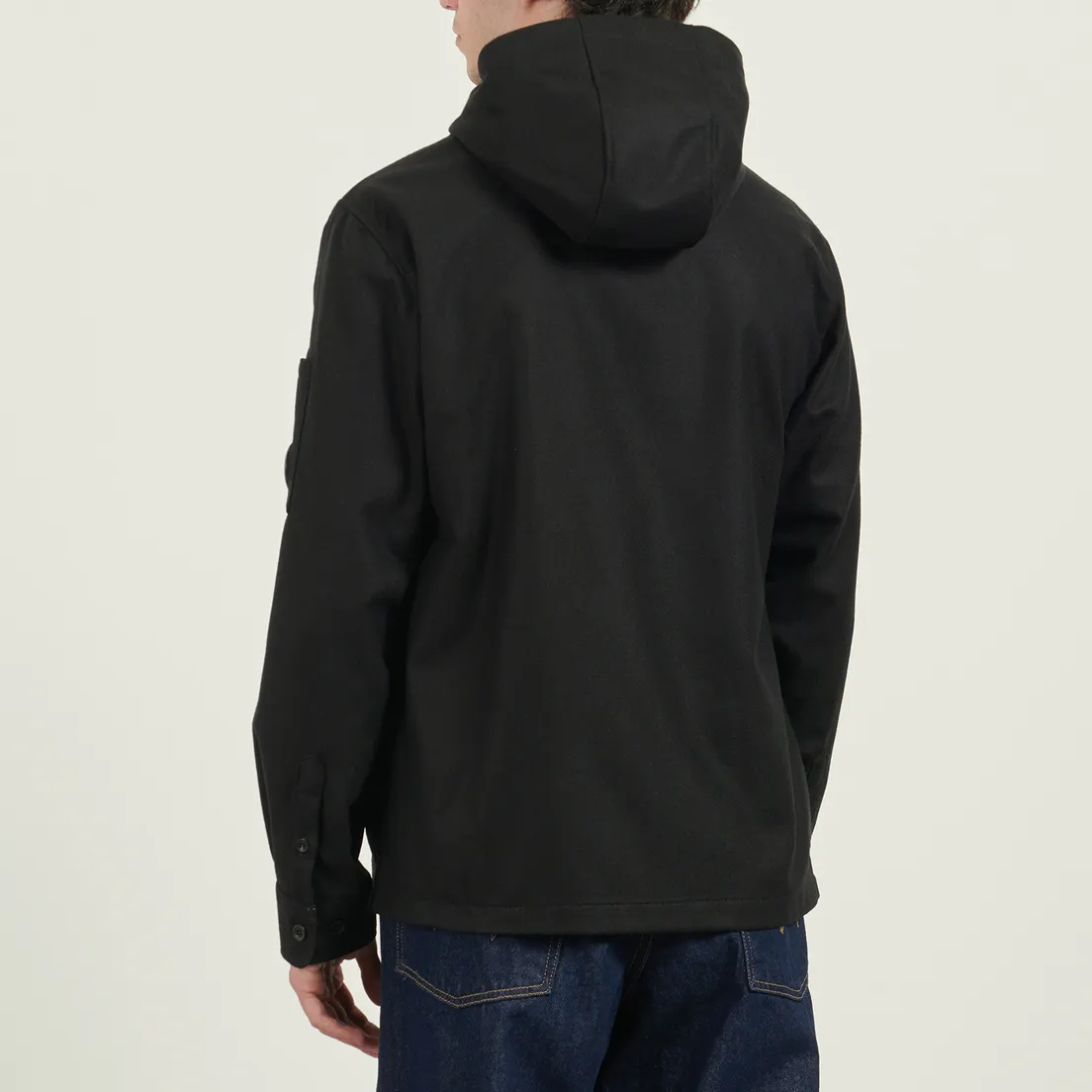 C.P. Company Мужская рубашка Felt Hooded Lens Overshirt