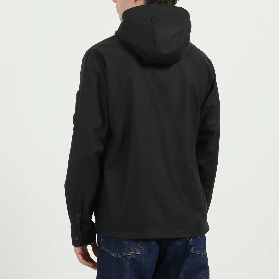 C.P. Company Мужская рубашка Felt Hooded Lens Overshirt