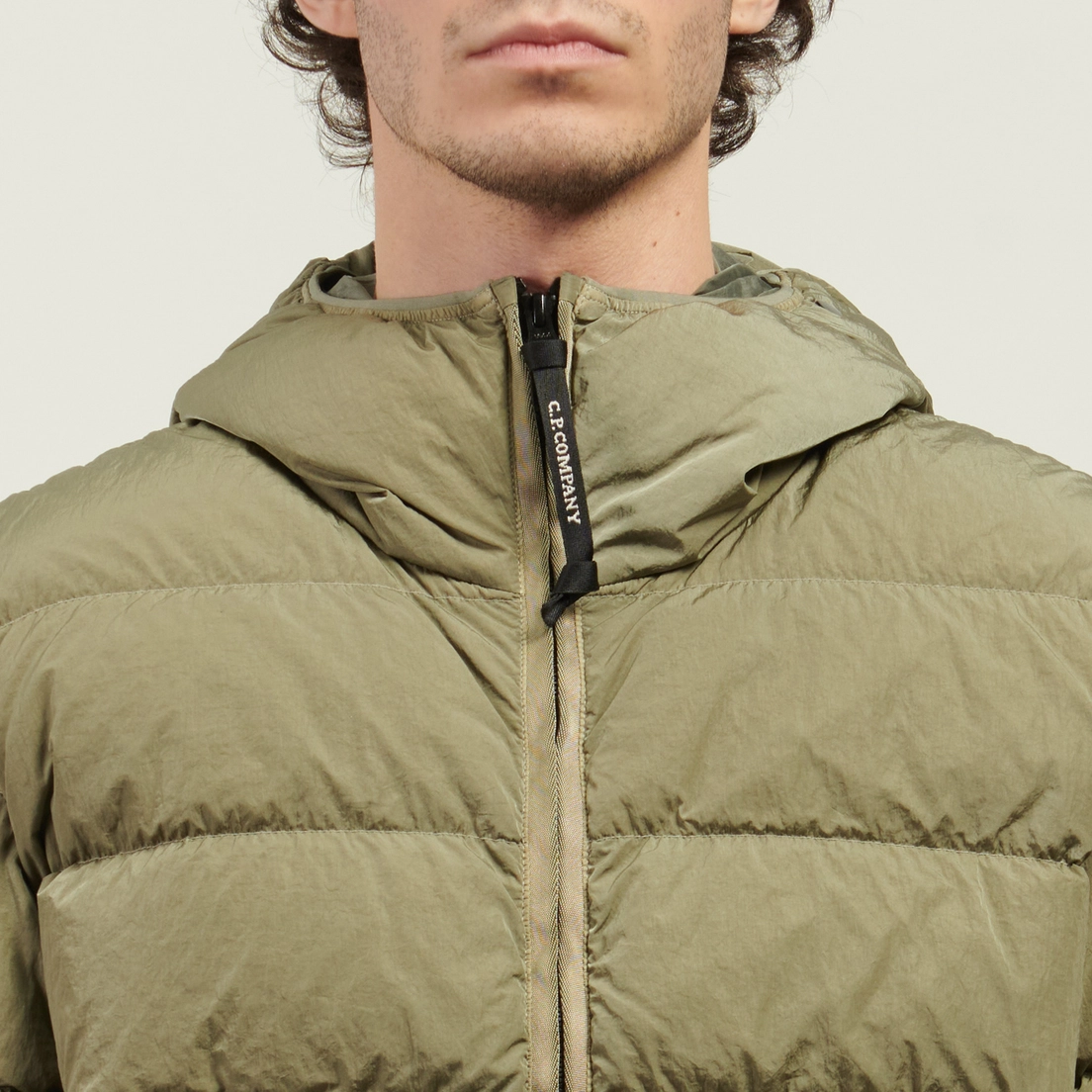C.P. Company Мужской пуховик Chrome-R Goggle Hooded Down