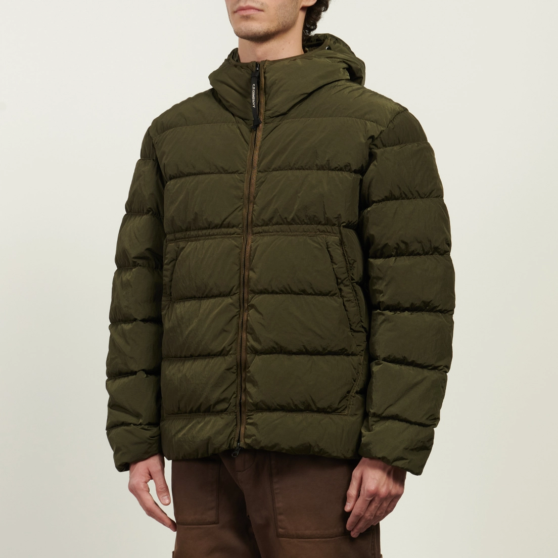 C.P. Company Мужской пуховик Chrome-R Goggle Hooded Down