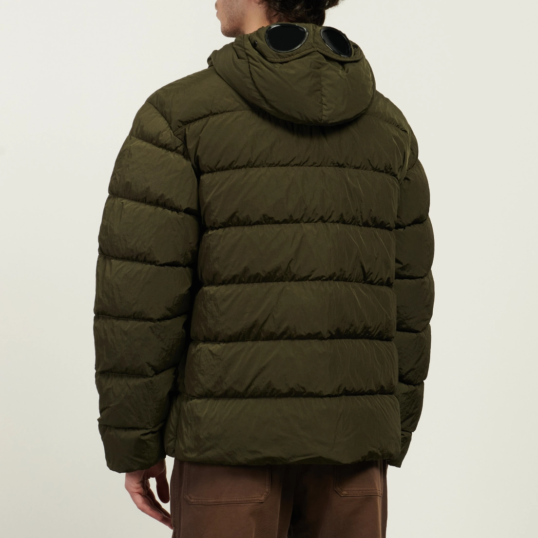 C.P. Company Мужской пуховик Chrome-R Goggle Hooded Down