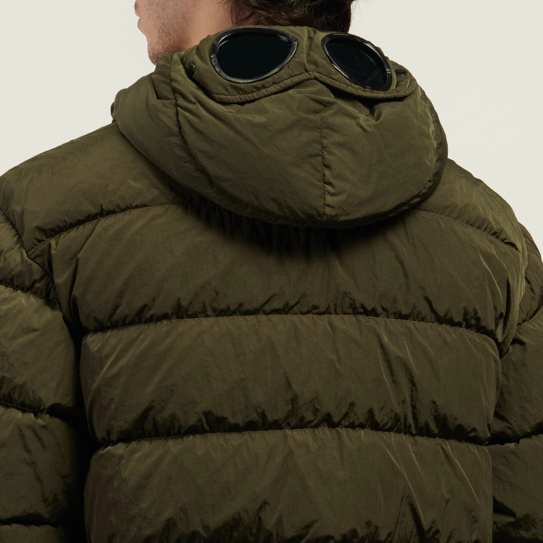 C.P. Company Мужской пуховик Chrome-R Goggle Hooded Down