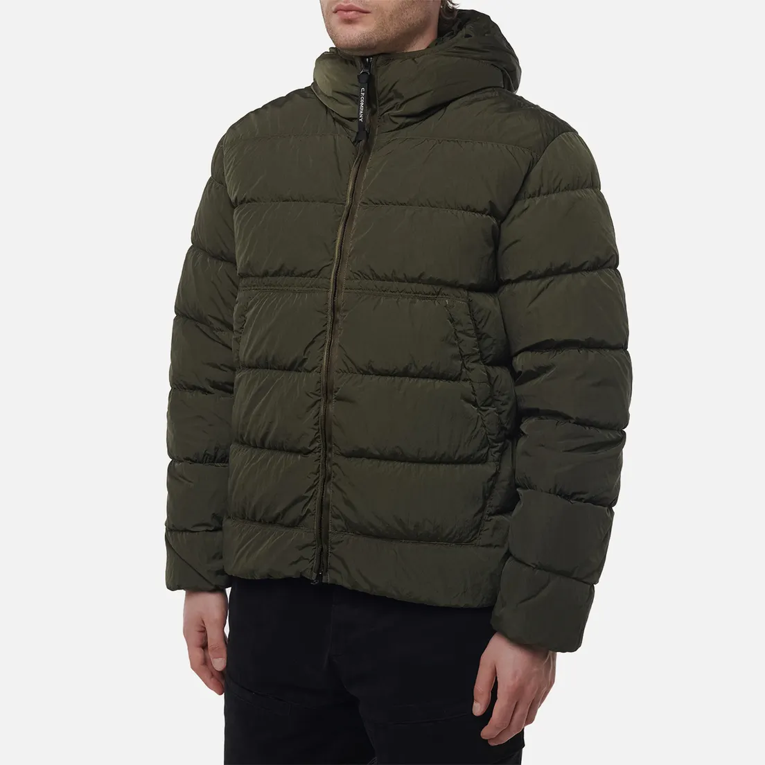 C.P. Company Мужской пуховик Chrome-R Goggle Hooded Down