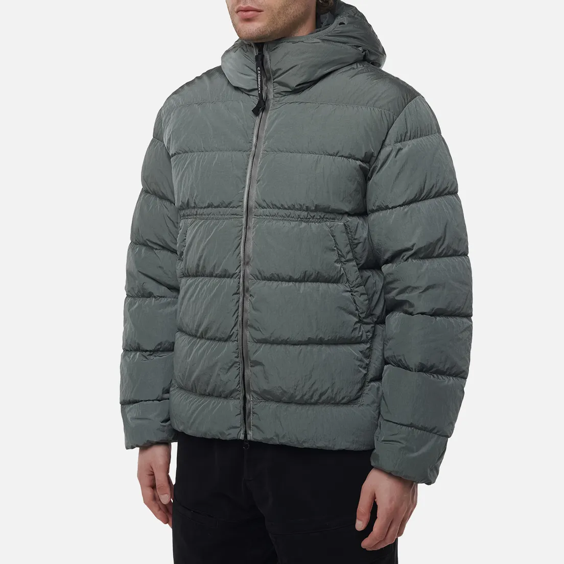 C.P. Company Мужской пуховик Chrome-R Goggle Hooded Down