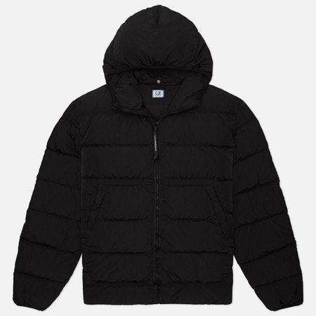   Brandshop Мужской пуховик C.P. Company Chrome-R Goggle Hooded Down, цвет чёрный, размер XL