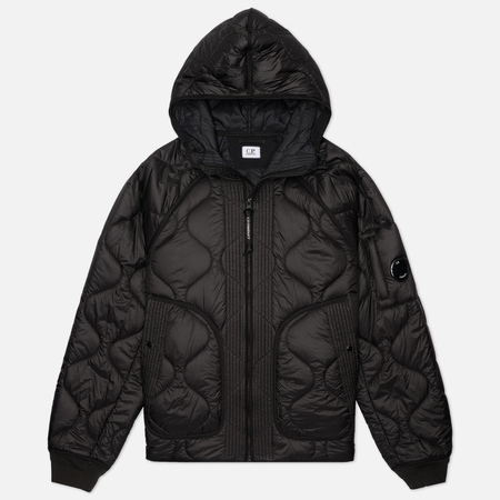  Мужская куртка лайнер C.P. Company Liner Hooded, цвет чёрный, размер M