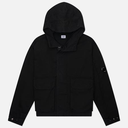   Brandshop Мужская куртка ветровка C.P. Company Twill Short Hooded, цвет чёрный, размер M