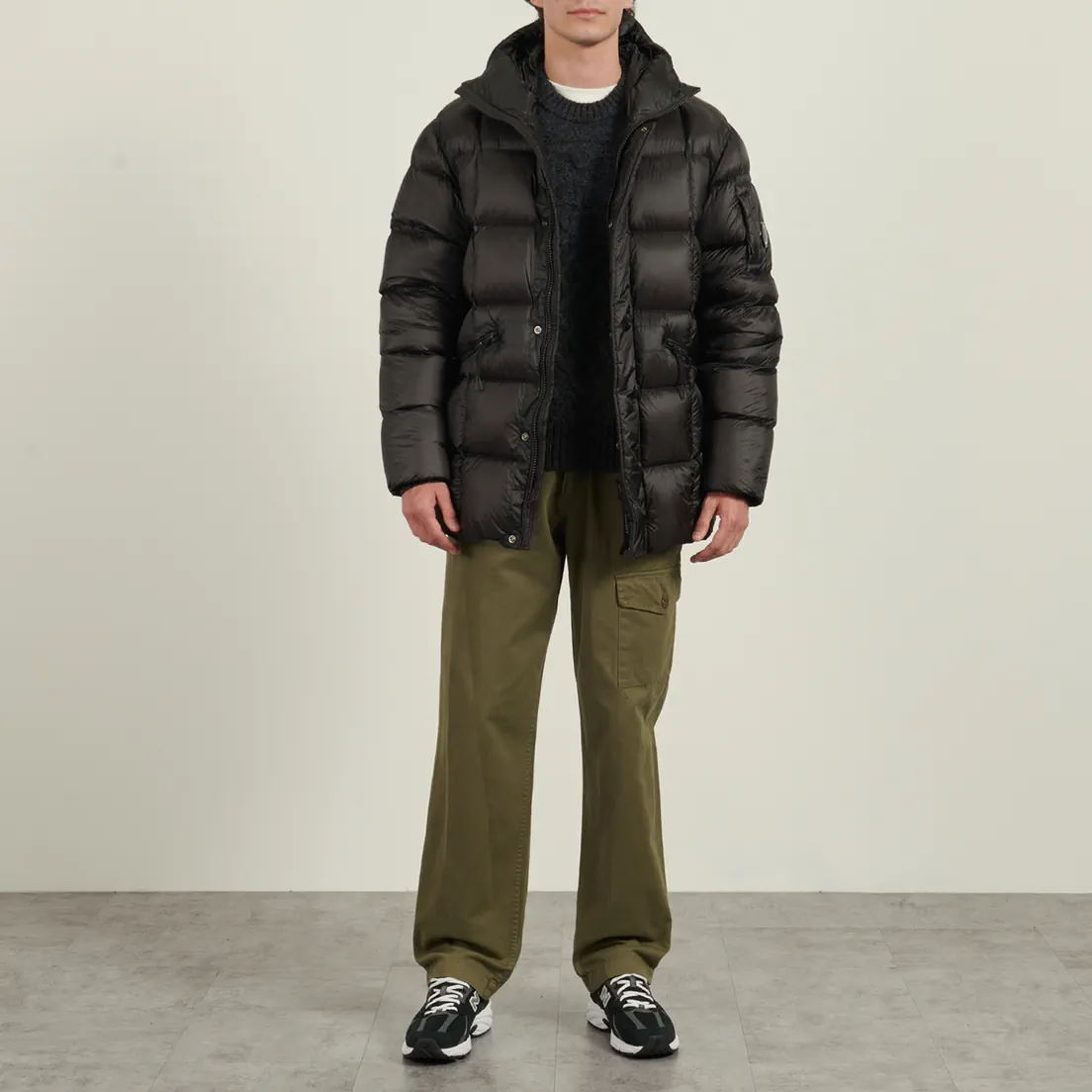 C.P. Company Мужской пуховик D.D. Shell Long Hooded Down