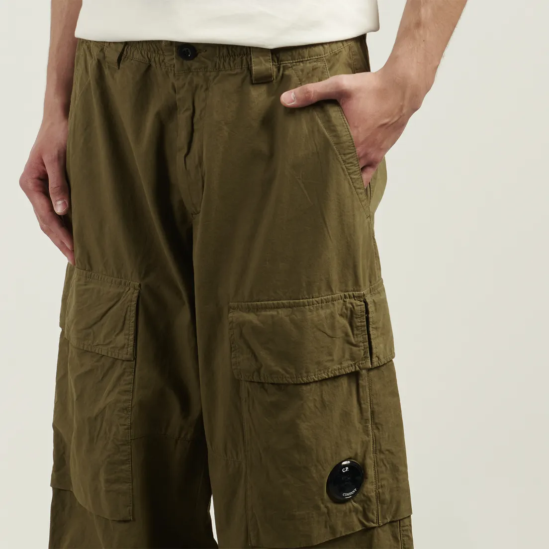 C.P. Company Мужские брюки Microreps Boxy Cargo