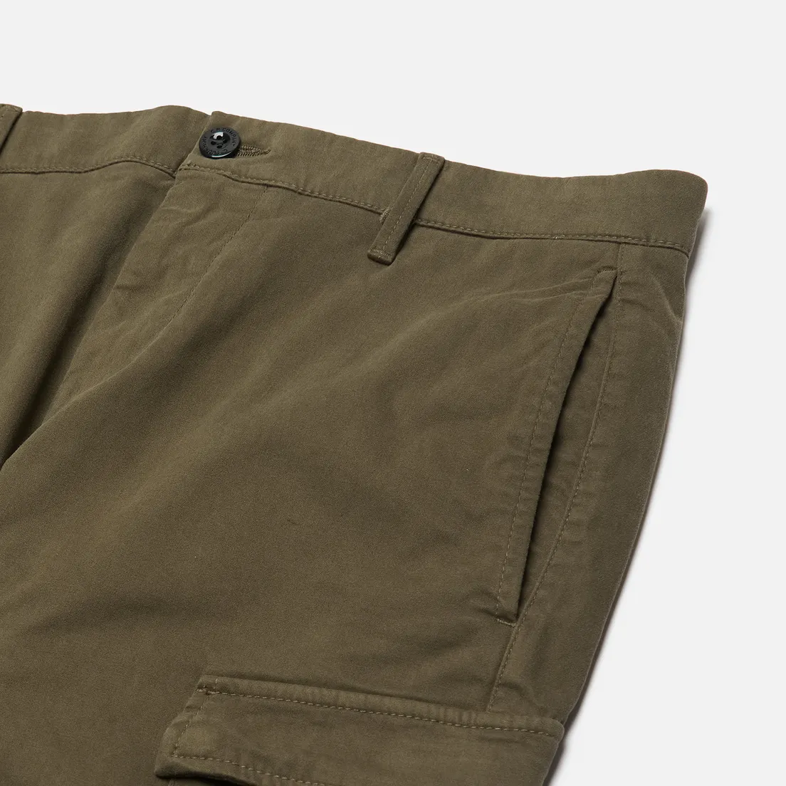 C.P. Company Мужские брюки Stretch Sateen Ergonomic Cargo Garment Dyed