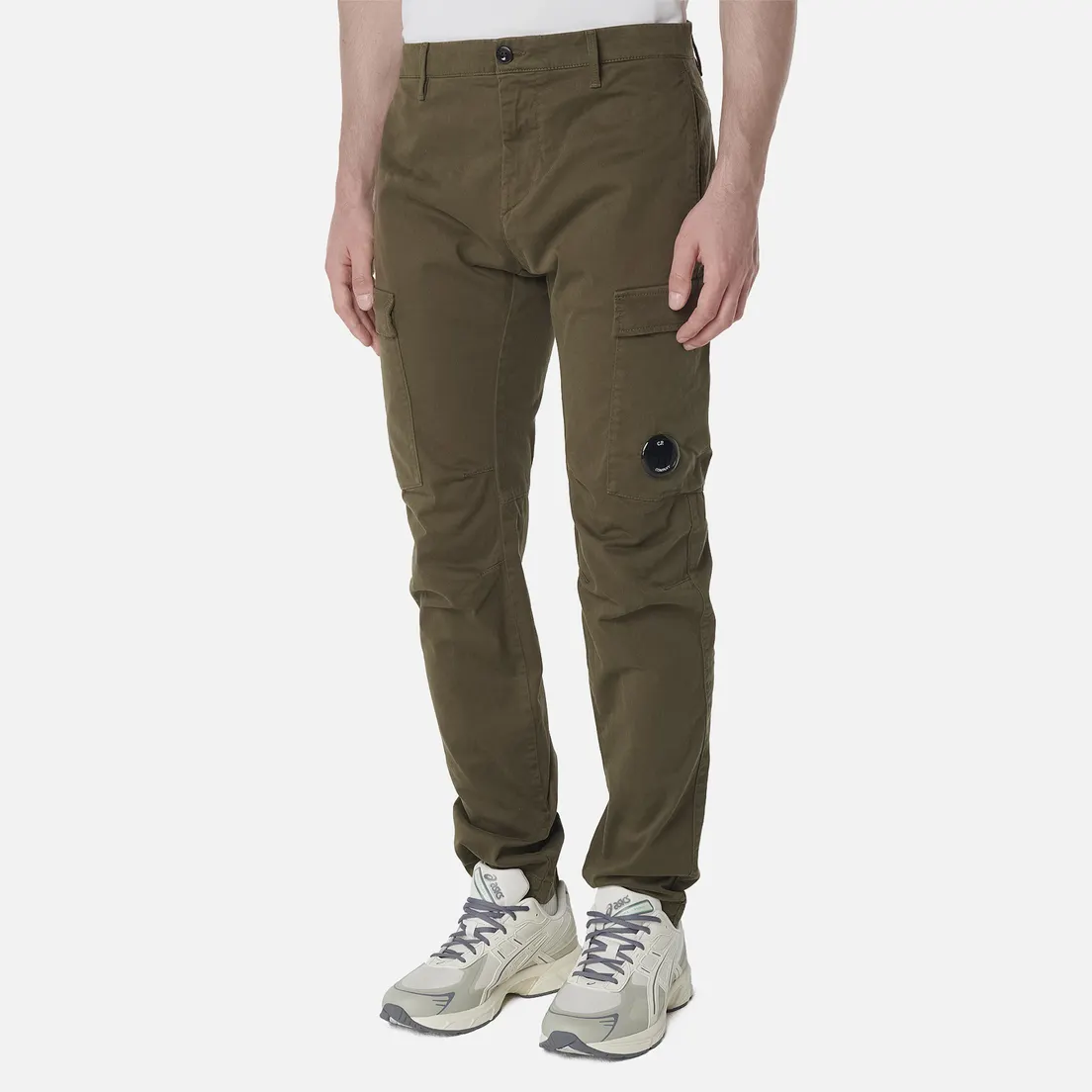 C.P. Company Мужские брюки Stretch Sateen Ergonomic Cargo Garment Dyed