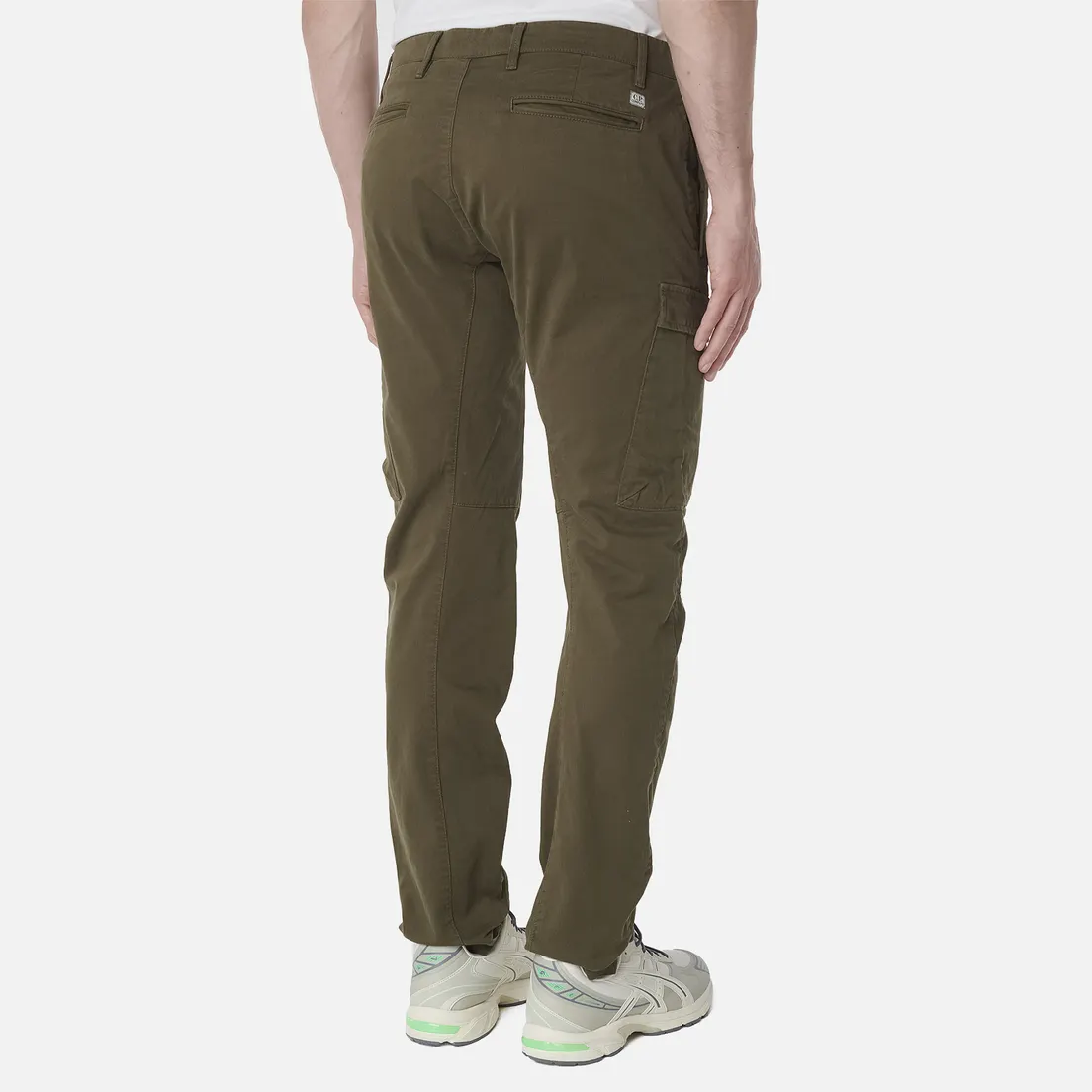 C.P. Company Мужские брюки Stretch Sateen Ergonomic Cargo Garment Dyed