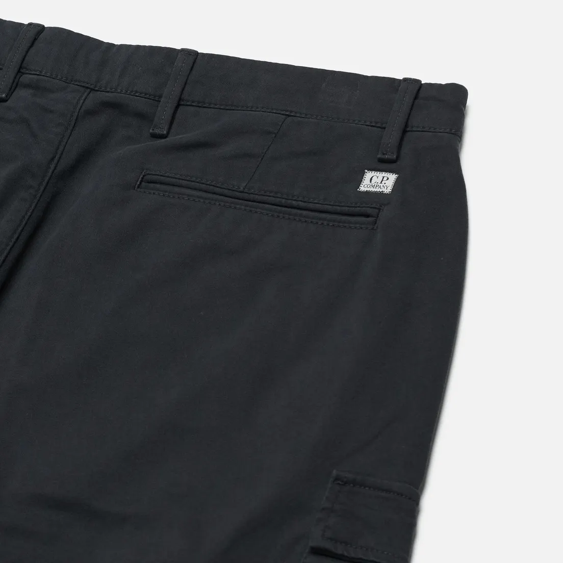 C.P. Company Мужские брюки Stretch Sateen Ergonomic Cargo Garment Dyed