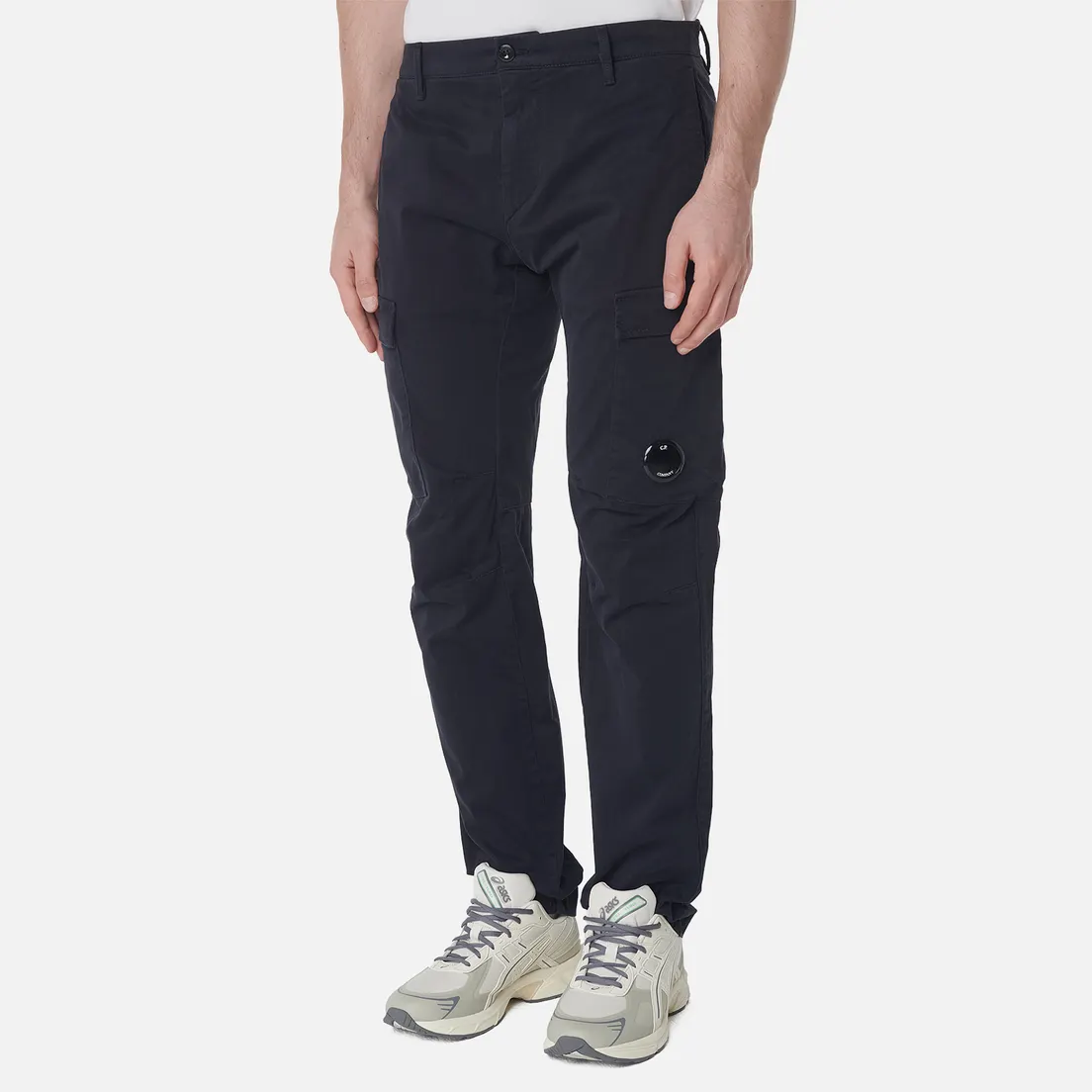 C.P. Company Мужские брюки Stretch Sateen Ergonomic Cargo Garment Dyed