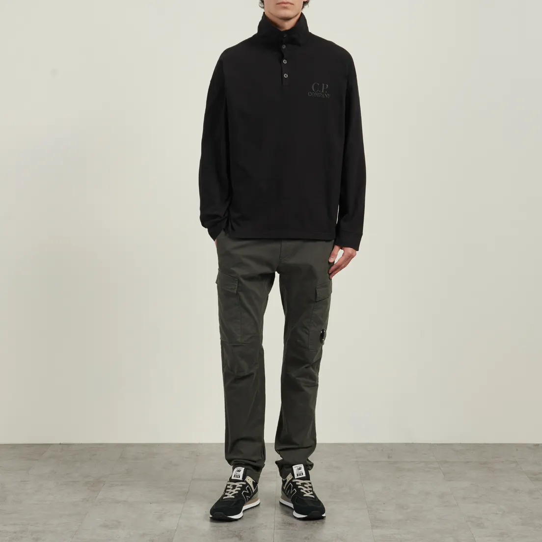 C.P. Company Мужские брюки Stretch Sateen Ergonomic Cargo Garment Dyed