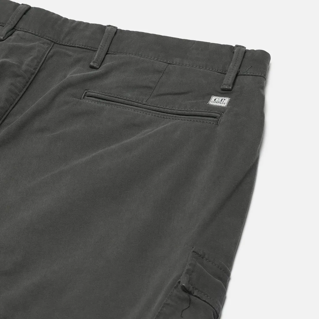 C.P. Company Мужские брюки Stretch Sateen Ergonomic Cargo Garment Dyed