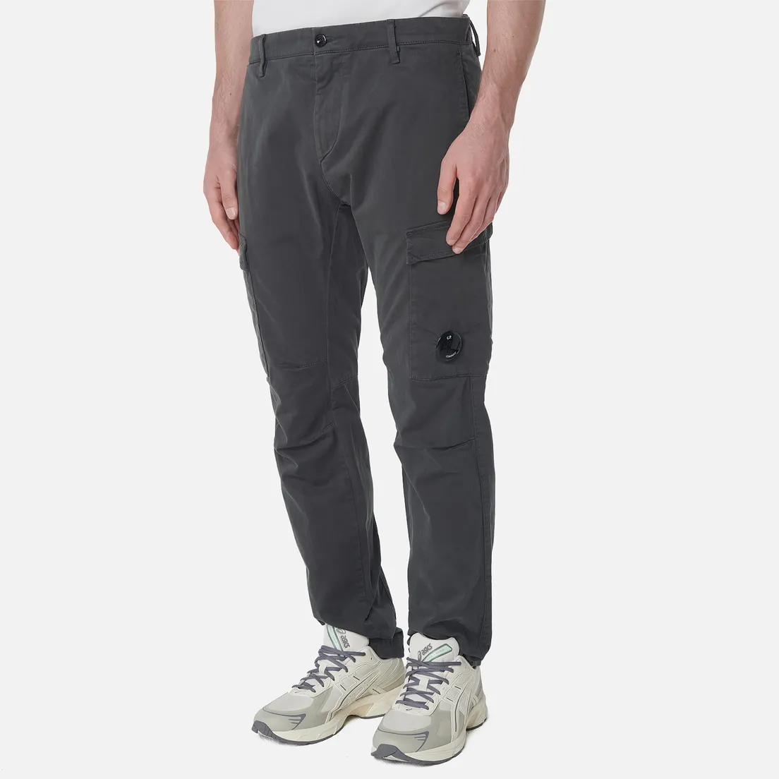 C.P. Company Мужские брюки Stretch Sateen Ergonomic Cargo Garment Dyed