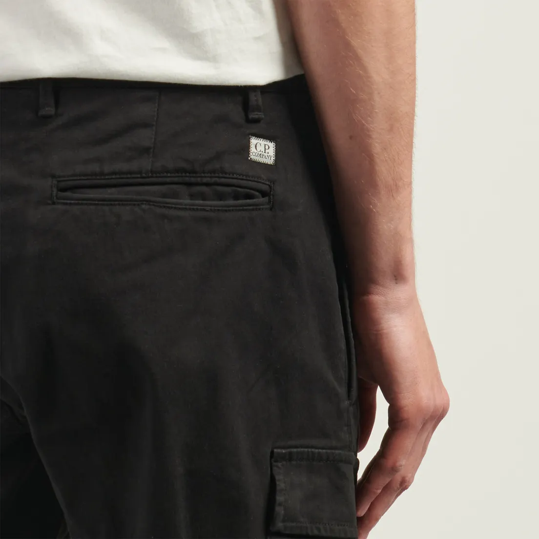 C.P. Company Мужские брюки Stretch Sateen Ergonomic Cargo Garment Dyed