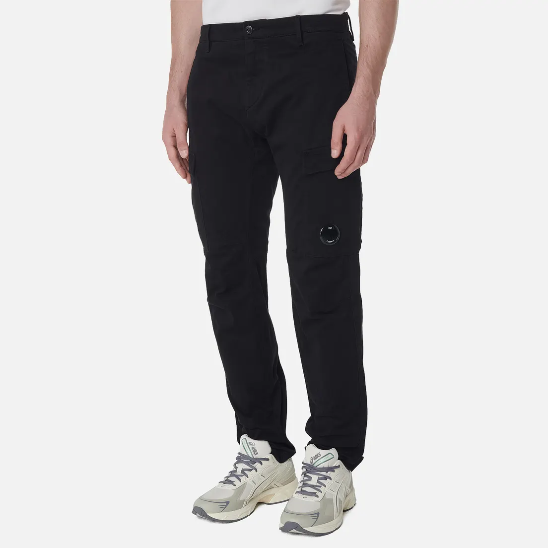 C.P. Company Мужские брюки Stretch Sateen Ergonomic Cargo Garment Dyed