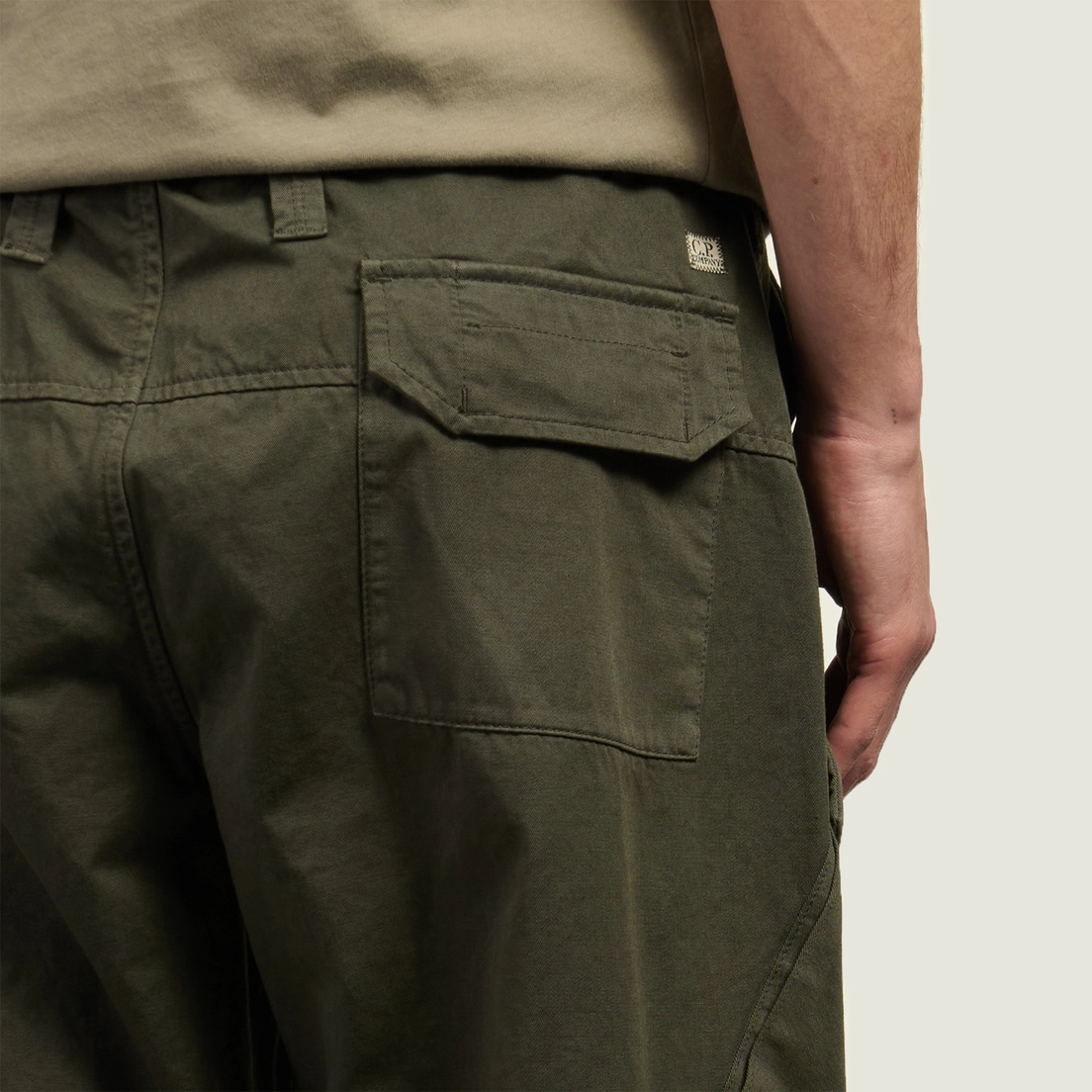 C.P. Company Мужские брюки Cotton Gabardine Loose Cargo