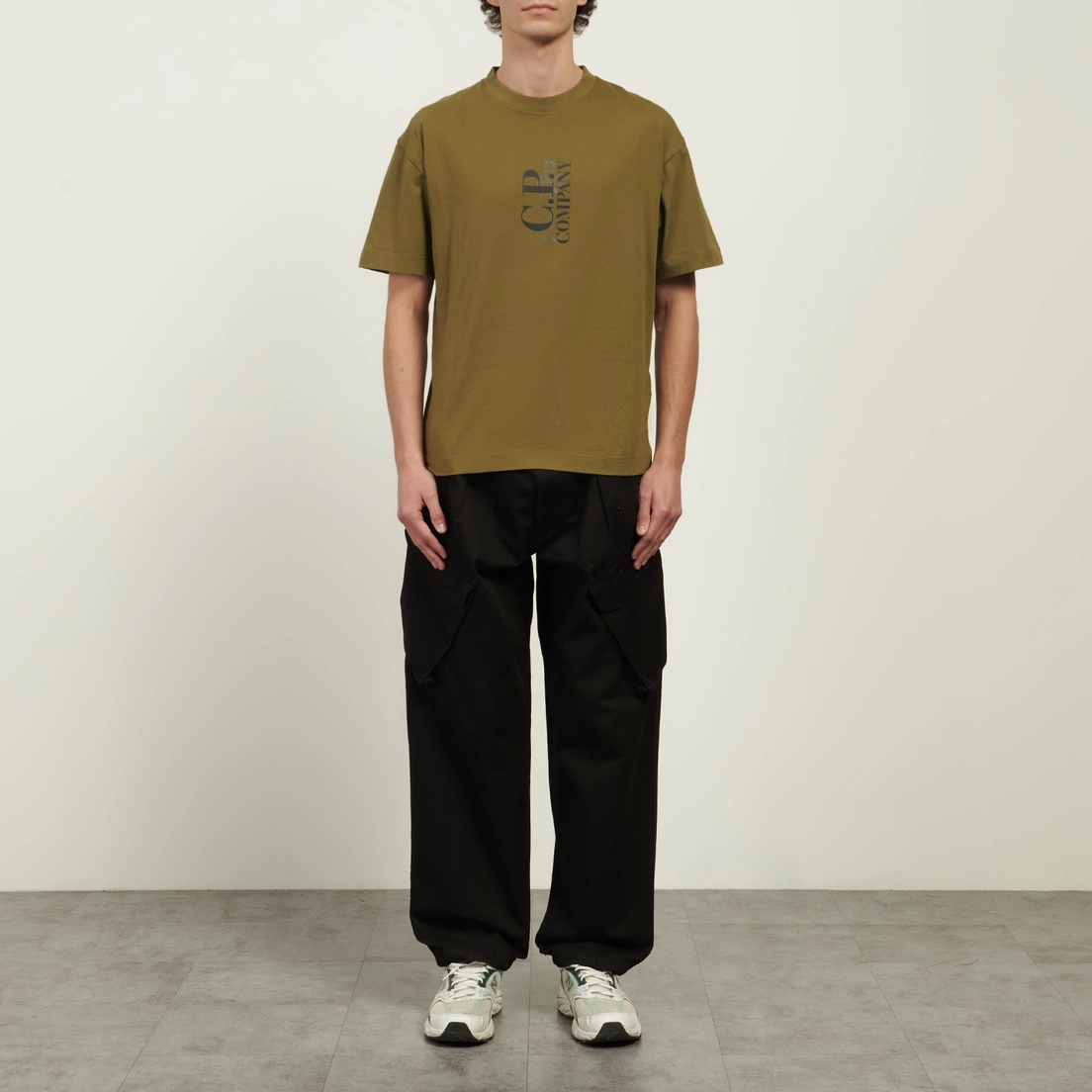C.P. Company Мужские брюки Cotton Gabardine Loose Cargo