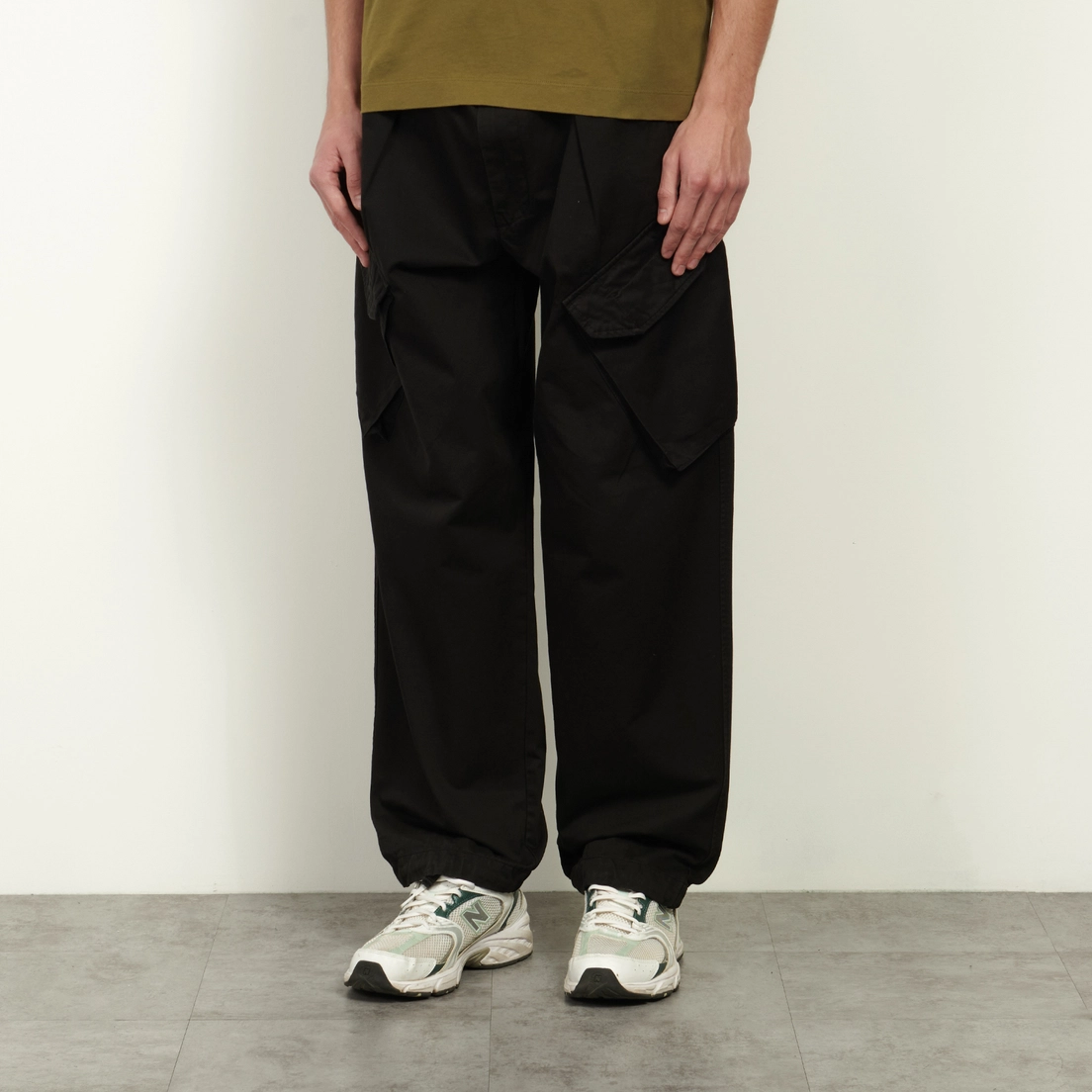 C.P. Company Мужские брюки Cotton Gabardine Loose Cargo