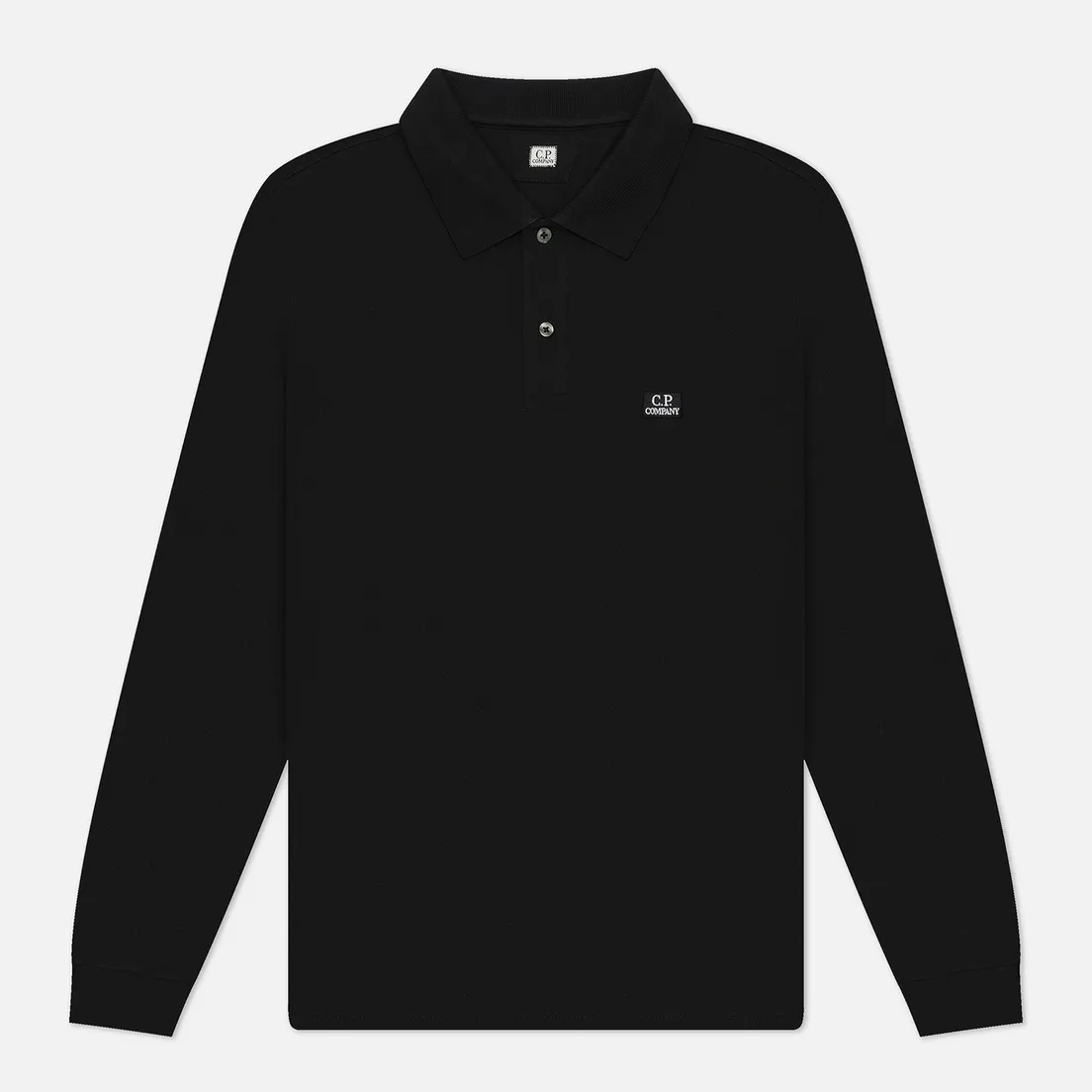 C.P. Company Мужской лонгслив Stretch Piquet Ribbed Collor