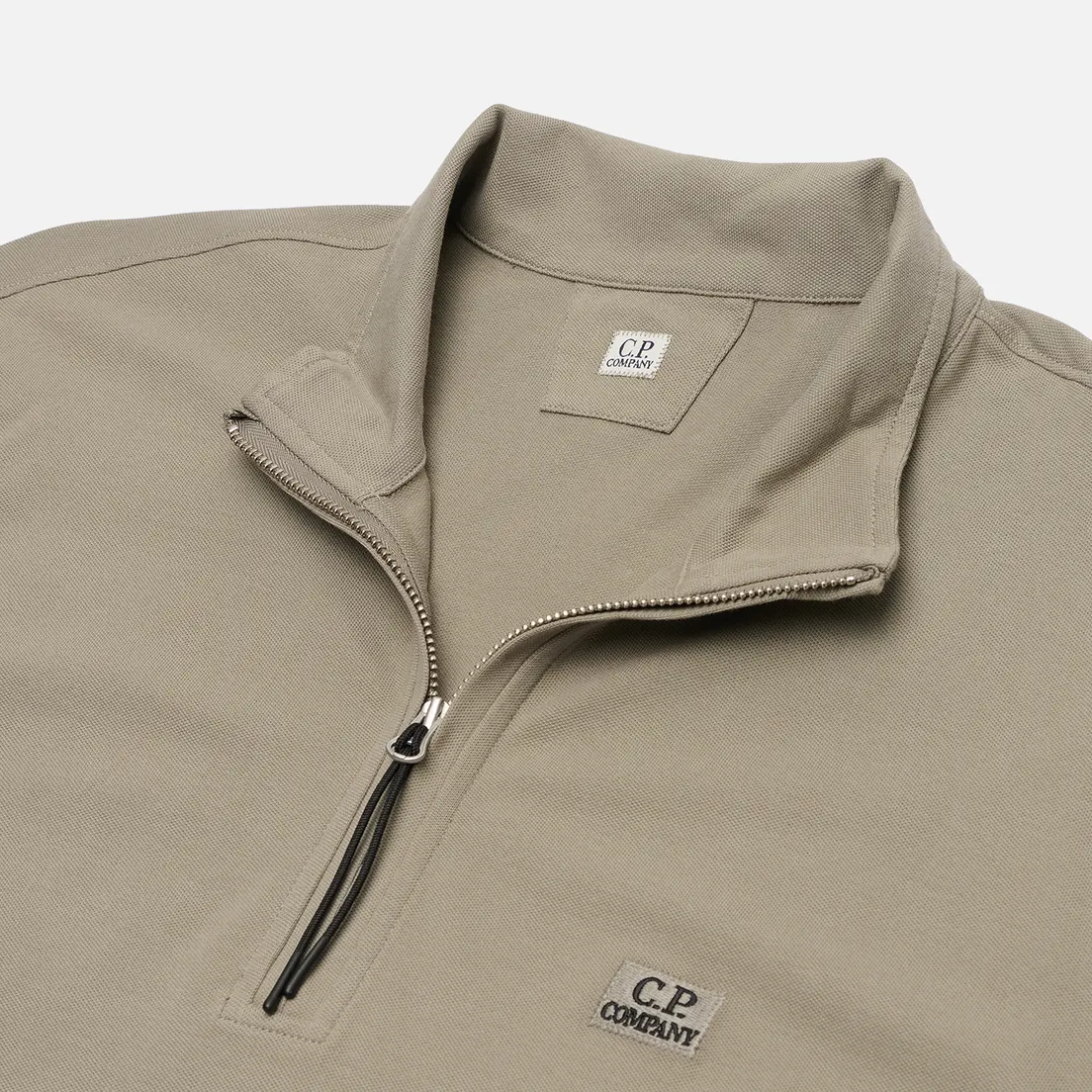 C.P. Company Мужской лонгслив Stretch Piquet Half Zip