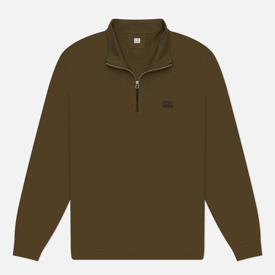C.P. Company Мужской лонгслив Stretch Piquet Half Zip