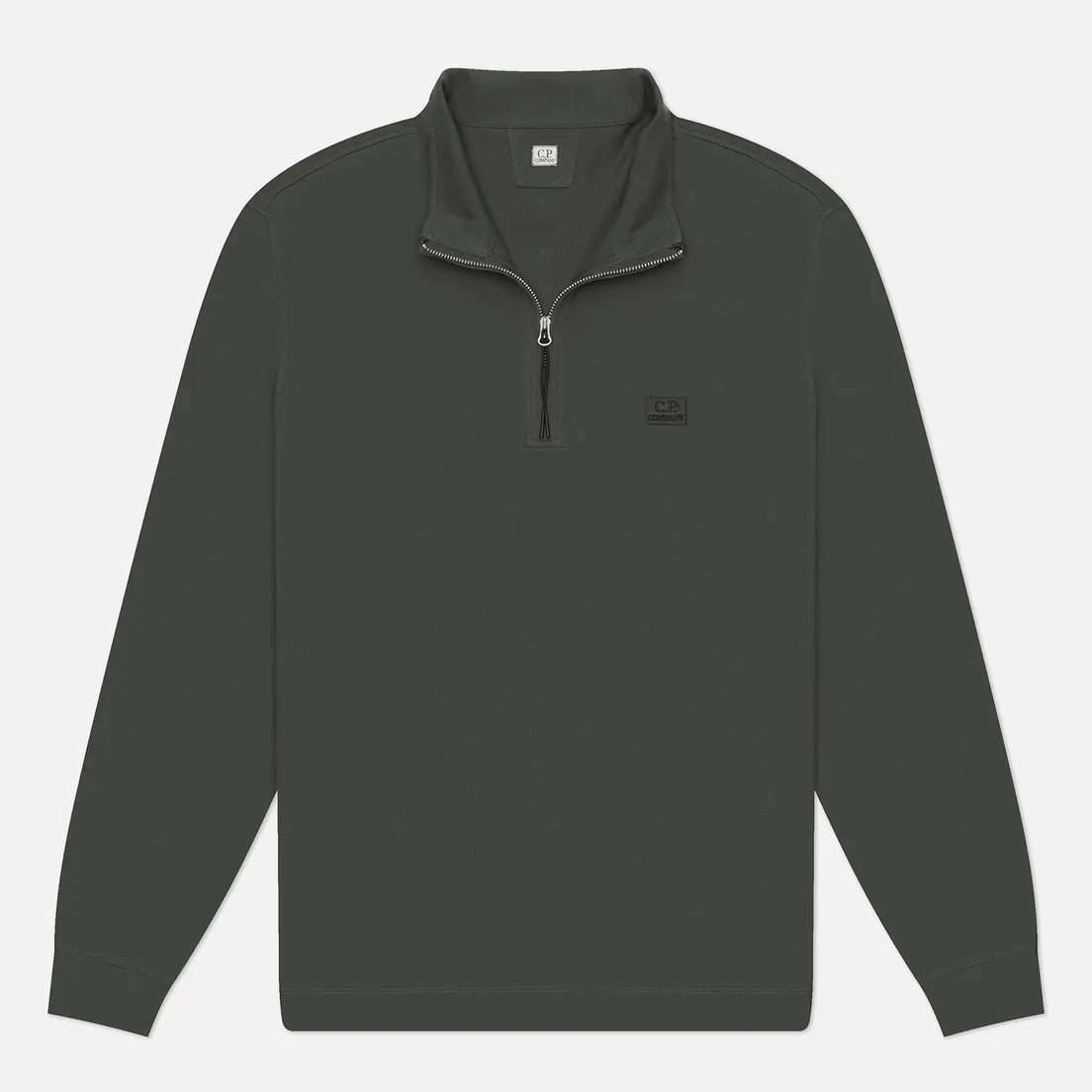 C.P. Company Мужской лонгслив Stretch Piquet Half Zip