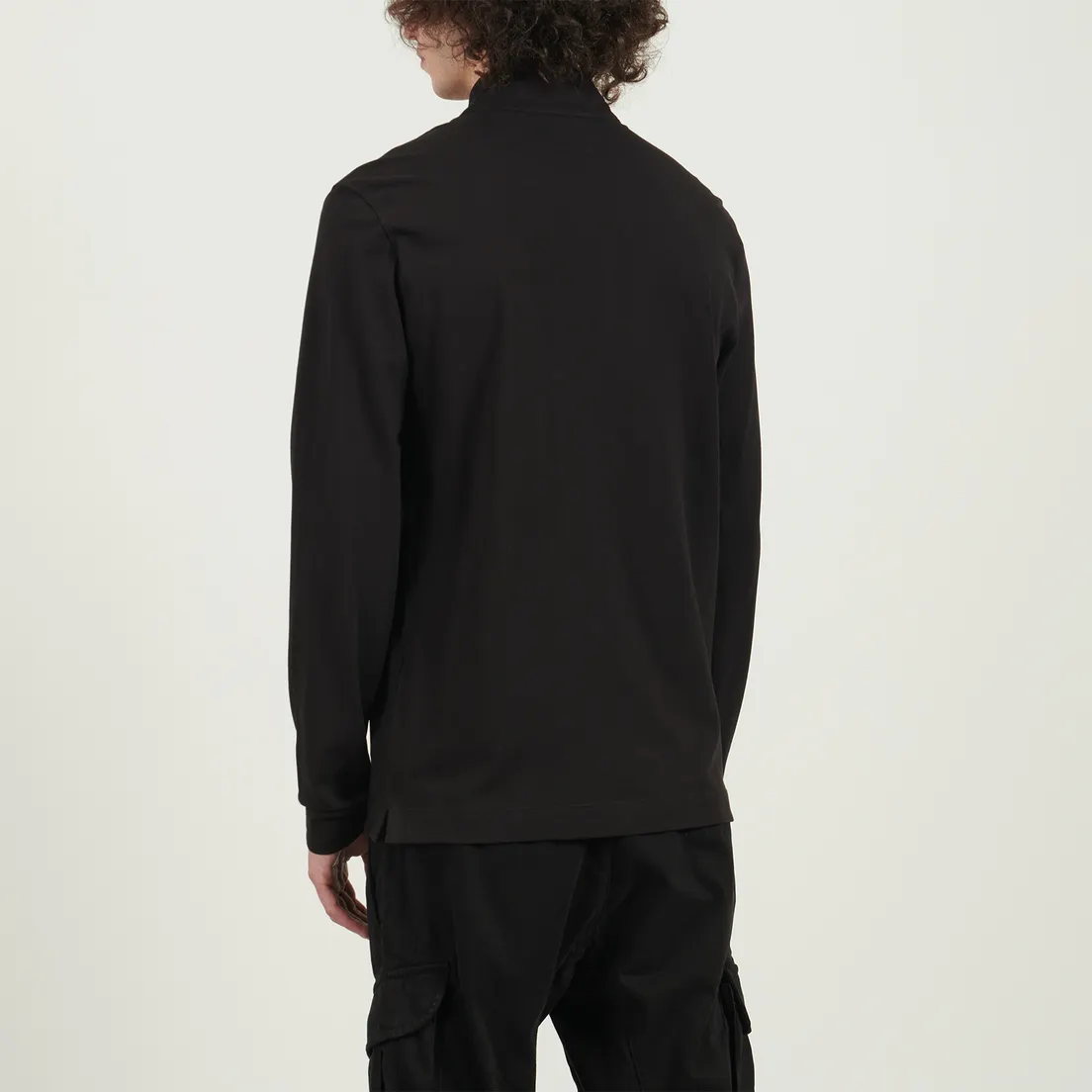 C.P. Company Мужской лонгслив Stretch Piquet Half Zip