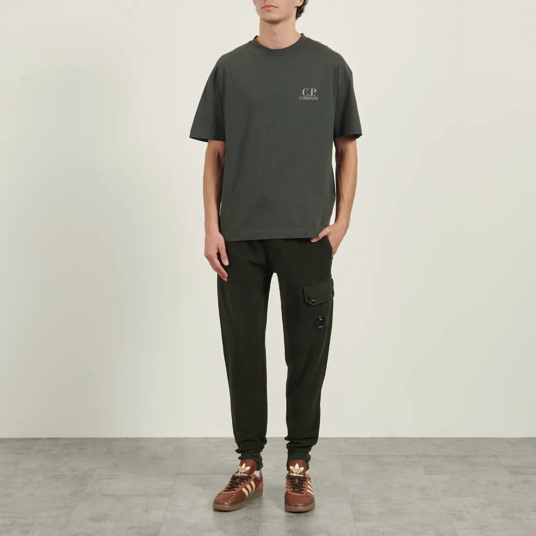 C.P. Company Мужские брюки Brushed Emerized Diagonal Fleece Lens