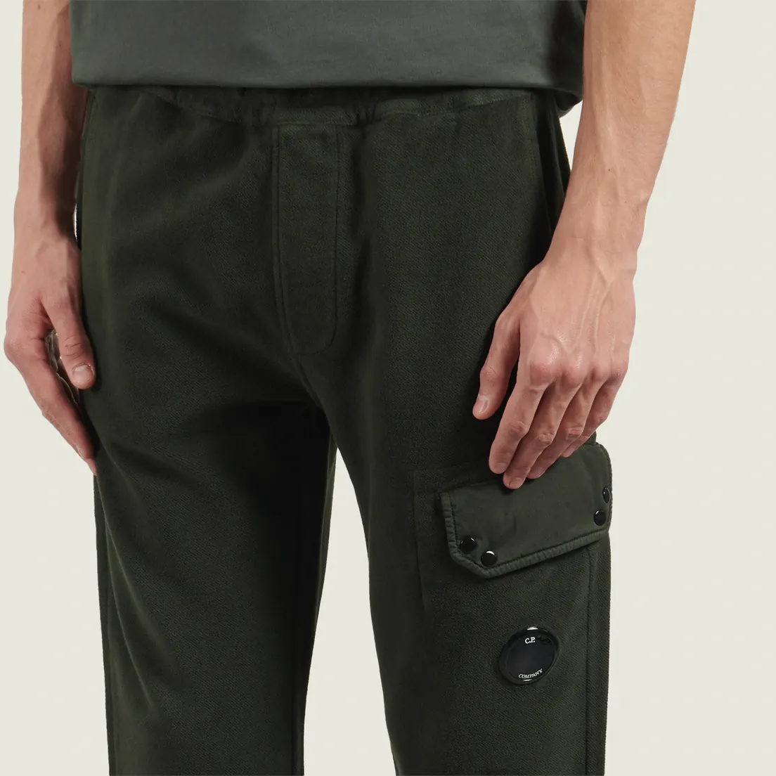 C.P. Company Мужские брюки Brushed Emerized Diagonal Fleece Lens